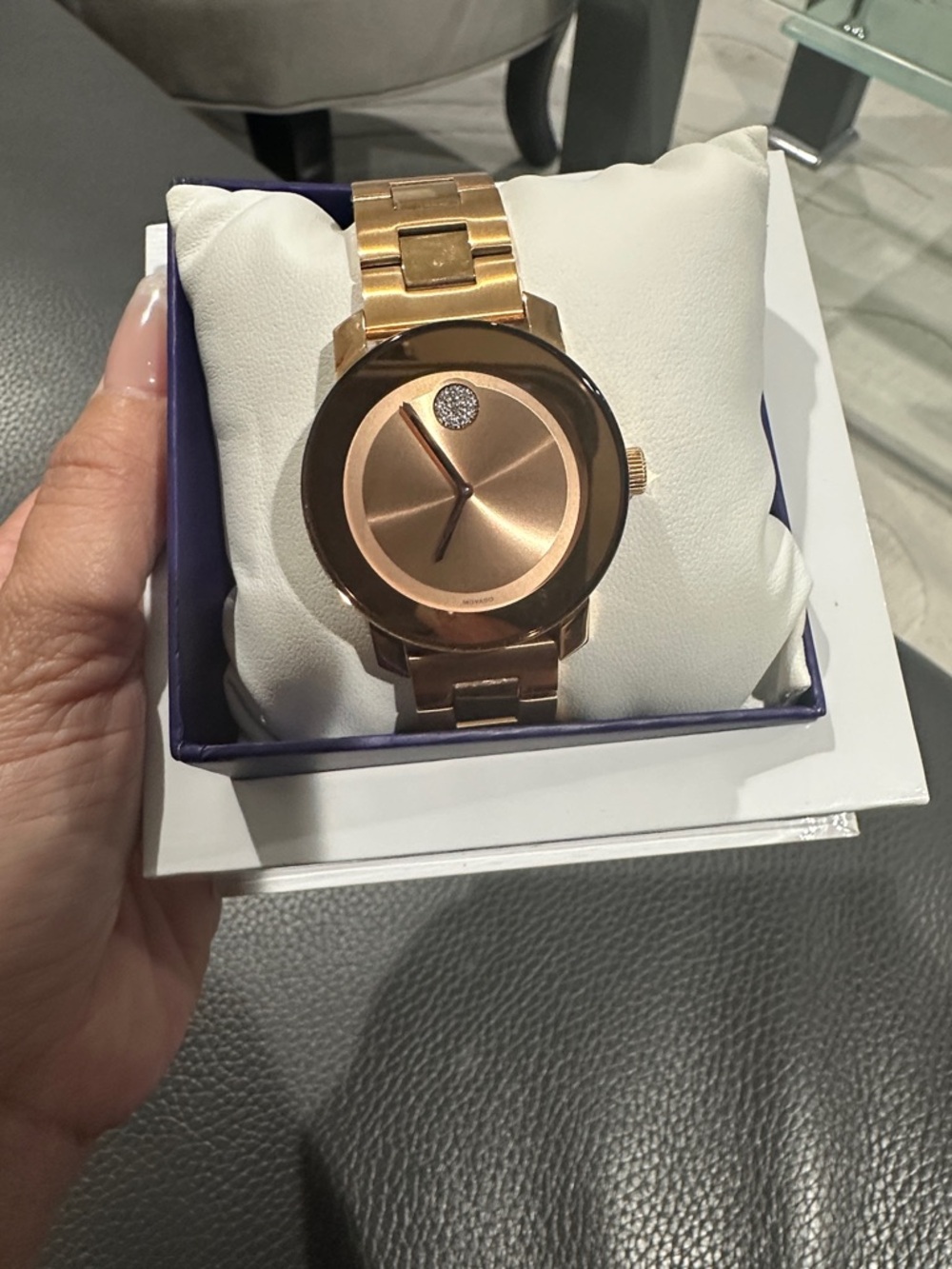 Movado Bold in Rose Gold-tone Watch - Picture 2 of 8